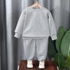 Spring and Autumn Boys and Girls Hoodie Set Children's Leisure Set Baby Casual Tracksuit