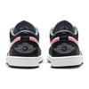 Jordan Air Jordan 1 Heartbeat Heart, Urban Chic Style Black Pink Love Cushioning Slip Resistant Abrasion Resistant 553558-040(Team56-)
