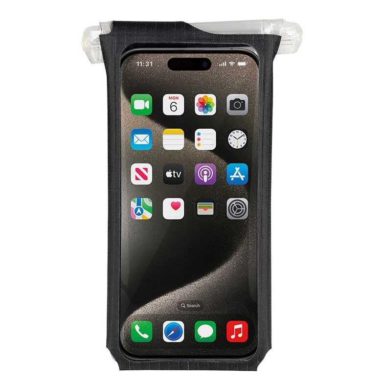 TOPEAK Bicycle Speedometer TPK Phone Dry Bag L BLK BAG50002 Black