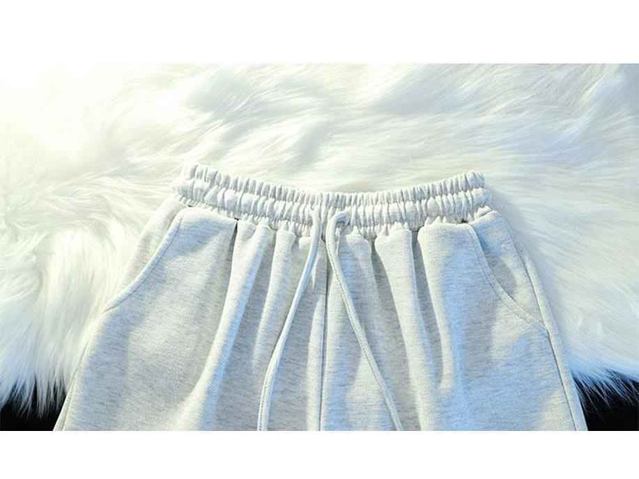 Yellow High-Waisted Loose Fit Sports Shorts - Casual A-Line Running Shorts with Elastic Waist