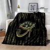 3D Egyptian Pharaoh Oracle Black Cat Printed Blanket Warm Flannel blankets Home bed linings blankets for beds Birthday Gift