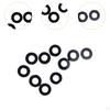 10 Badminton Grommets Eyelets for Racket Stringing Tools Nylon Accessories