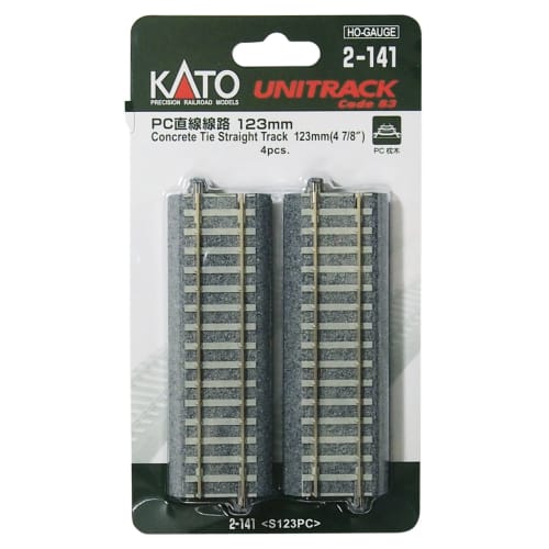 

KATO HO Gauge PC Прямой путь, 123 мм, Набор из 4 шт., 2-141, Принадлежности для макета железной дороги