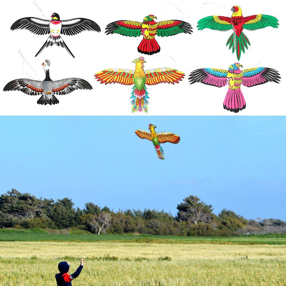 

Игра для друзей, детский подарок, семейные поездки, игрушка, змей на удочку, воздушный змей с летающей птицей, динамический змей