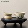 Chinese Tradition Ceramic Fair Cup Tea Strainer Panda Bamboo Leaf Teacup Tea Water Separation Tools Handmade Tea Set Accessories