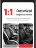 Universal Perforated Leather Car Seat Cushions for Haval H6L, All-Season, Full Surround, Fits 26 Models