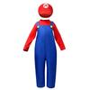 Mario Princess Peach Cosplay Costume Set Couples Halloween Party Outfit Sweet Game Theme Dress With Accessories
