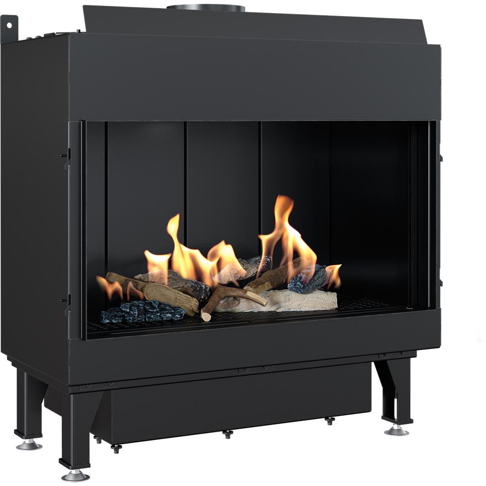 Gas Fireplace KRATKI LEO 70 front facing natural gas FI 100/150 7,3 kW