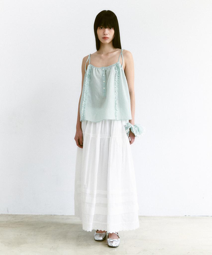 Ceme Cancan Lace Maxi Skirt(Wt)