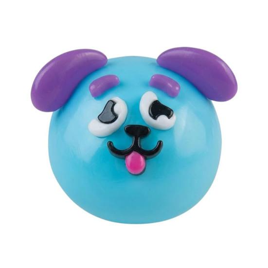 

1/2/5Pcs Dog Face Squeeze Toy, Moldable Slow Rise Cartoon Expression Stress Ball, Relaxing Anxiety Relieving Face Fidget Toy for Home, A
