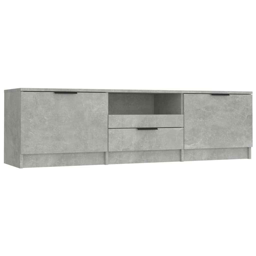TV Stand Concrete Grey 140 x 35 x 40 cm Particleboard
