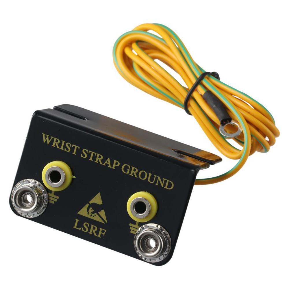 

Шнур длиной 1,8 м. Ремешок на запястье. Г-образный шнур заземления ESD. Промышленный.