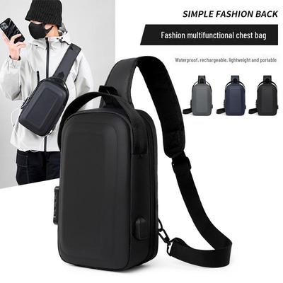 Sac bandoulière multifonction pour homme avec verrouillage par mot de passe – Sac de sport antivol pour le cyclisme et les affaires