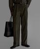 Baulopeulodeogteu Corduroy Setup Pants [Khaki]