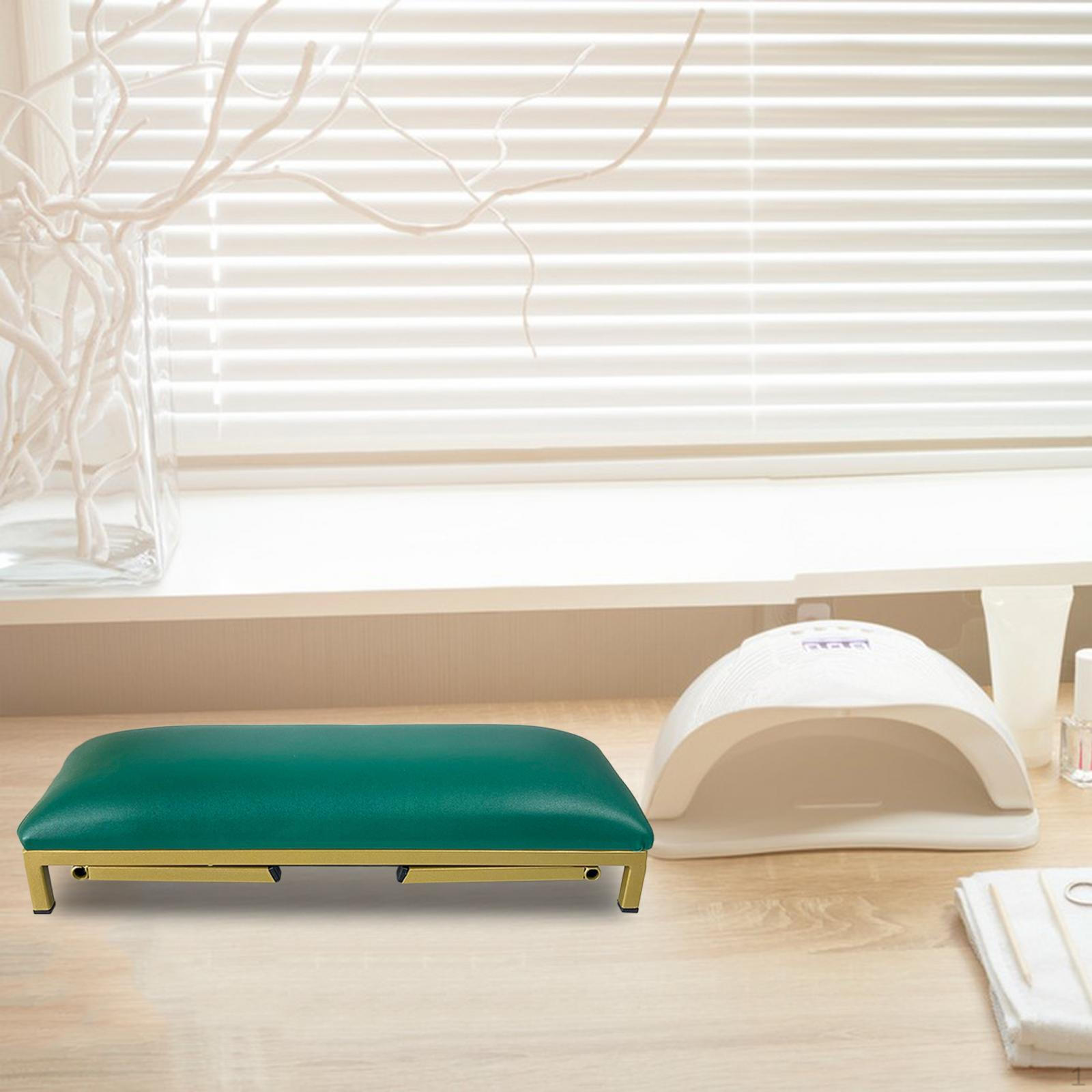 

Подставка под руку для ногтей, подушка, маникюрный инструмент, регулируемая высота, держатель для ногтей, держатель на запястье Green