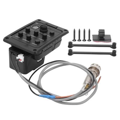Afinador de guitarra, ecualizador, piezoeléctrico acústico, púas, accesorios para instrumentos musicales