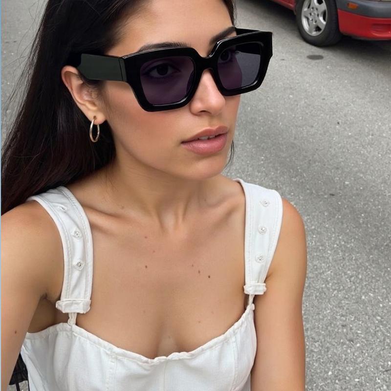 Women Men Retro Rectangle Shades Sunglasses Shade Sports Large border Sun Glasses Outdoor Eyeglasses Broad Leg Eyewear