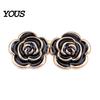 Comfortable Waist Support Pins 1 Pair Rose Tightener Pins, No-sew Pants Tighteners, Detachable Metal Flower for Jeans Skirts Waistband Narrowing