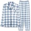 Women's Spring Autumn Home Furnishing  Pajamas Sleepwear Set    Long Sleeve Pants Set Casual Breathable Sleep Home Furnishing