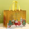 Christmas Gift Bag Non-woven Santa Xmas Tree Tote Bag Large Capacity Shopping Bag Xmas 2026 New Year Candy Gift Packaging Bag