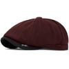HT5029 Beret Cap Men Women Autumn Winter Knit Hat Warm Artist Painter Wool Beret Hat Male Female Octagonal Flat Cap Mens Berets