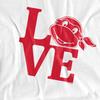 Teenage Mutant Ninja Turtles Unisex Adult Love Valentine`s Day T-Shirt