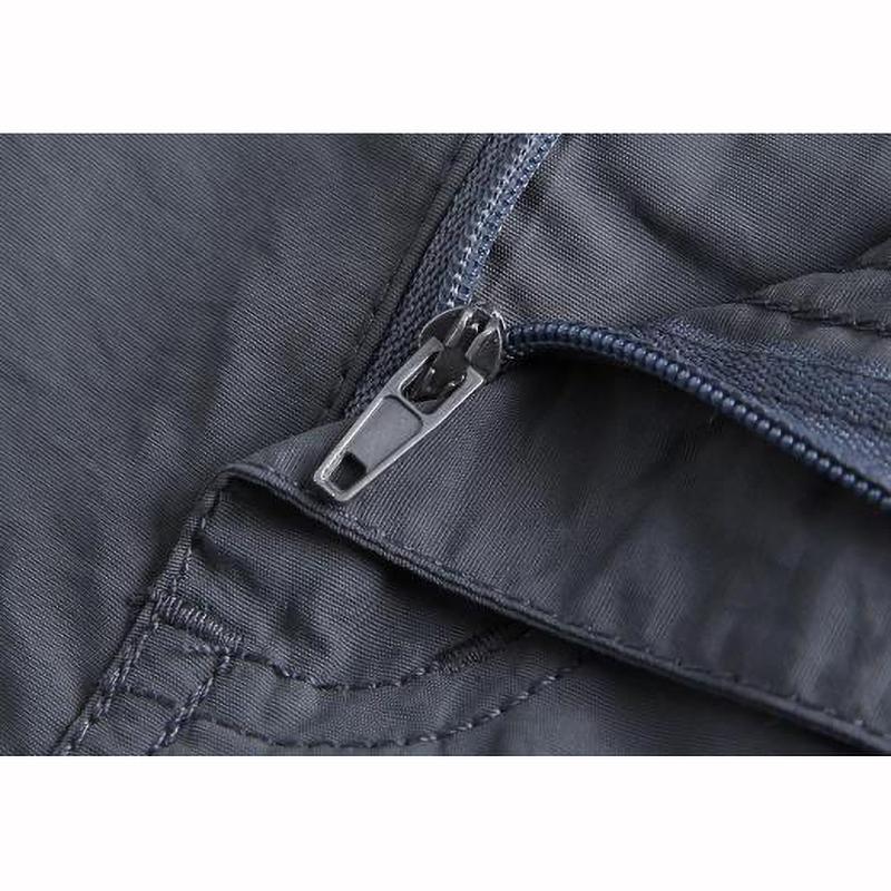 Outdoor Work Pants Men Winter Casual Cargo Trousers Waterproof Fleece Lined Pant Elastic Hiking Traveling Workwear