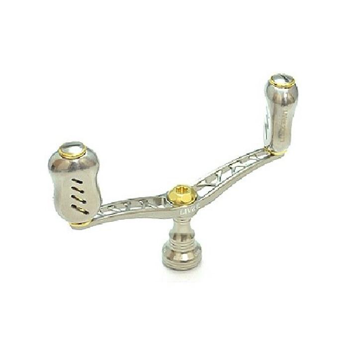 LIVRE Reel Wing100 Fino Knob for Daiwa (Titanium P + Gold G) Gold / Silver