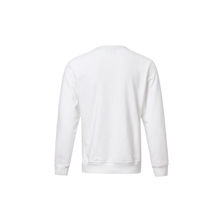 Converse Sweatshirts Men's White Crew Neck Moderate Regular 10020819-102