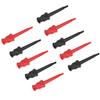 10pcs P5002 Multimeter Test Hook   Grabbers for SMt SMD IC D20 Cable Welding (Black&Red)