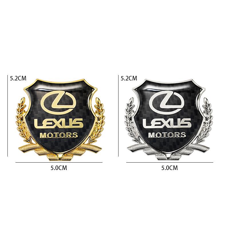 3D Metal Car Emblem Badges Sticker Car Window Sticker For Lexus RX330 IS250 Ct200h ES300h RX350 IS300h NX300h Automotive Styling