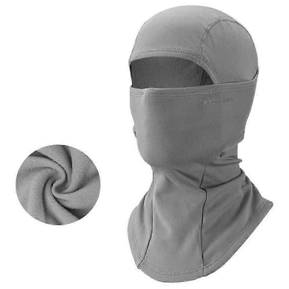 ROCKBROS Outdoor Cycling Windproof Face Mask Winter Thermal Balaclava Helmet Liner Cap - Light Grey New Arrival