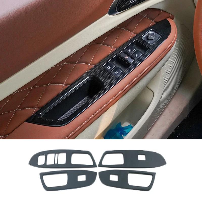 For GWM ORA Good Cat   Steel Interior Accessories Gear Panel Front Water Cup Door Handle Bowl Windows Rise Cover Trim