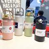 1L/1.2L Thermos Cup Stainless Steel Vacuum Flask Household Straw Thermal Bottle  Soprt