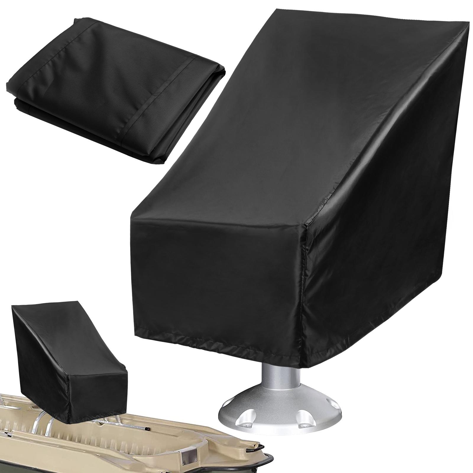 

Чехол для сиденья лодки, водонепроницаемый, складной чехол для сиденья лодки, защитный чехол из ткани Оксфорд, противопылевые чехлы для понтонного сиденья чёрный