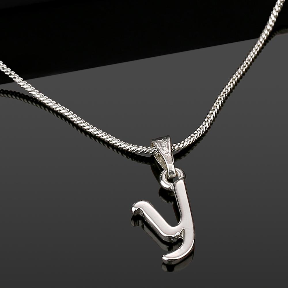 

Estele Valentine gift - Подвеска Intital Y Letter с родиевым покрытием для женщин