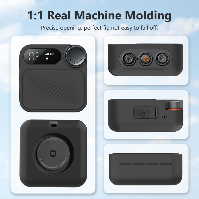 Nárazuvzdorné silikonové pouzdro Obal pro sportovní obousměrnou radiostanici Lehký přenosný design Pro venkovní dobrodružství