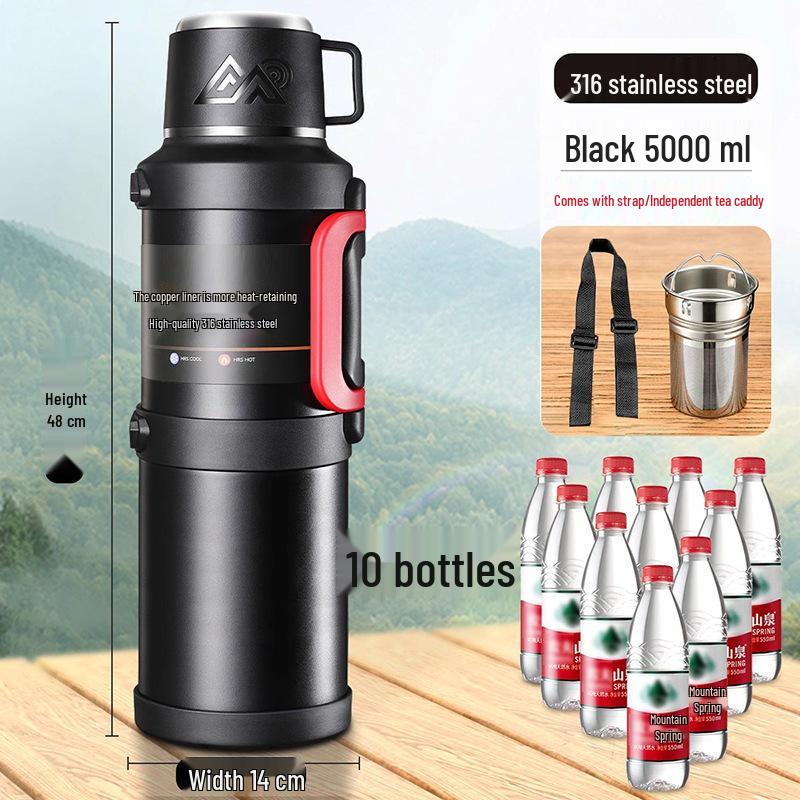 Thermos 316 Stainless Steel Travel Kettle with Large Capacity