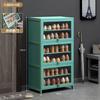Simple Shoe Cabinet HD Transparent Shoe Storage Shelf Household Display Dustproof Shoe Rack Bench Organizer Cabinets Furniture