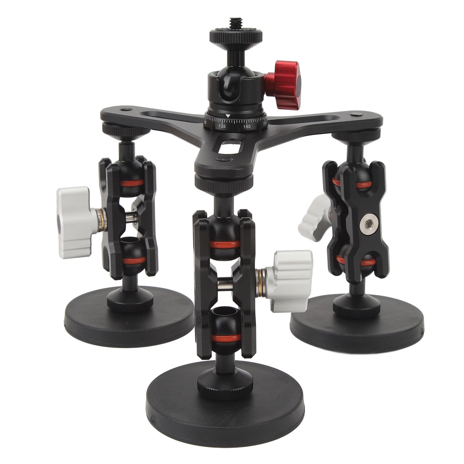 

Тройной держатель с присоской и 14-дюймовым винтом, прочное крепление, универсальная автомобильная экшн-камера