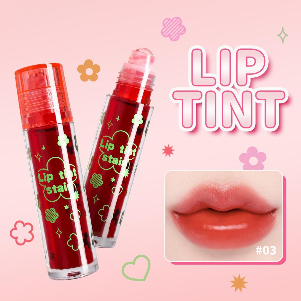 5ml Lip Tint Roller Ενυδατικό Κραγιόν Το νερό δεν ξεθωριάζει και δεν κολλάει στα φλιτζάνια Lip Glaze Lip Gloss