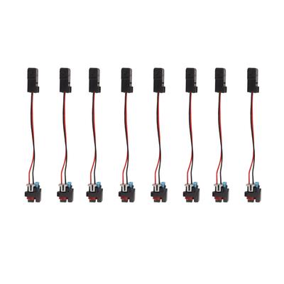8Pcs Fuel Injector Connector Plug Wire Harness for Delphi Injectors LQ4 LQ9 4.8 5.3 6.0 Engine