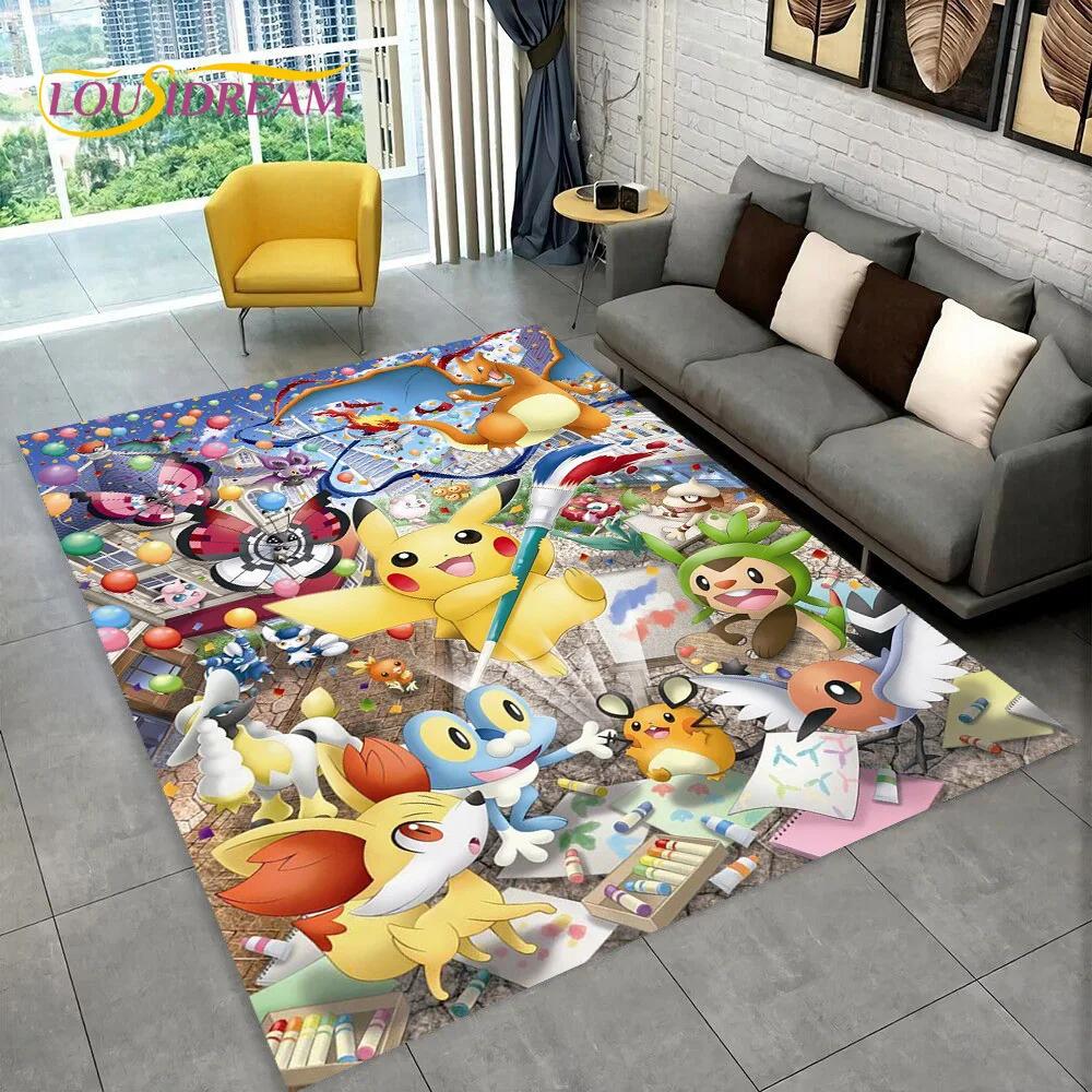 Cute Cartoon Japanese Anime Games Rug Carpet for Living Room Bedroom Home Decor,Floor Mat Non-slip Decoration for Sofa Doormat