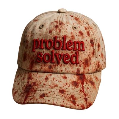 Stylish Blood Print Baseball Hat For Men Women Halloween Party Outdoor Activities Comfortable Adjustable Fit Sun Protection Casual Wear