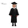 Children Kindergarten Graduation Uniform with Hat And Tassel V Neck Knee Length Long Sleeve Zipper Closure Elementary Graduation Robe Kids Graduation