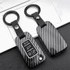 Carbon Fiber Remote Car Key Cover Case For Opel Vauxhall Mokka Astra J Corsa E Insignia Zafira C For Chevrolet Cruze 2009-2014