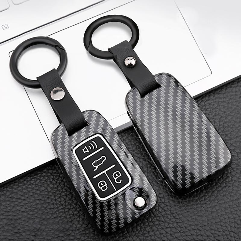 Carbon Fiber Remote Car Key Cover Case For Opel Vauxhall Mokka Astra J Corsa E Insignia Zafira C For Chevrolet Cruze 2009-2014