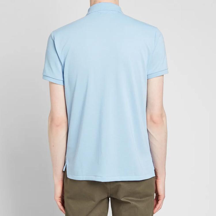 Polo Ralph Lauren Small Pony Embroidered Casual Short Sleeve Polo Shirt Men Tops Blue 710751221-004