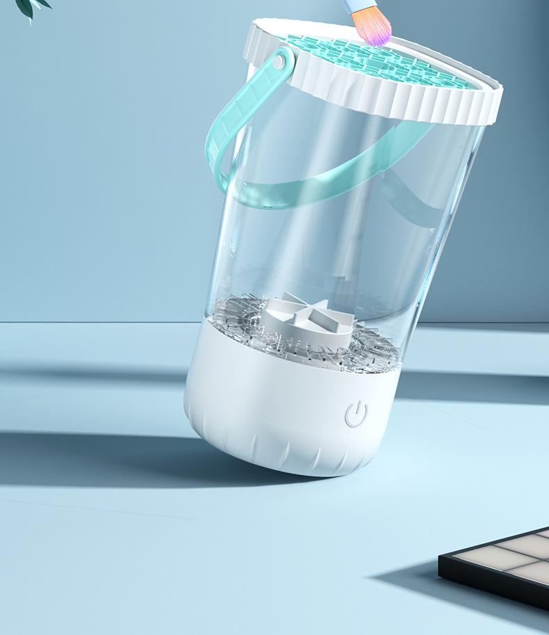 Wiederaufladbare USB Automatische Make-up-Pinselreiniger & Aufbewahrungsbox
