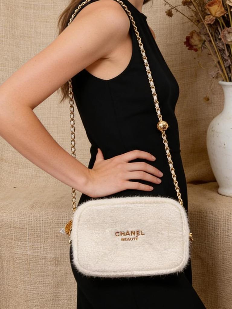 Chanel Luxus-Kupplungstasche für Damen, Mini-Ketten-Umhängetasche